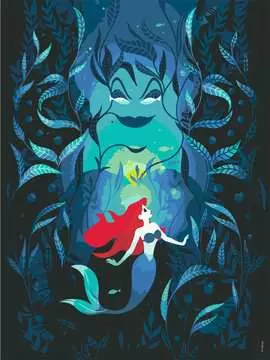 CreArt 30x40cm Ariel et Ursula Disney Princess Loisirs créatifs;Peinture - Numéro d art - Image 2 - Ravensburger
