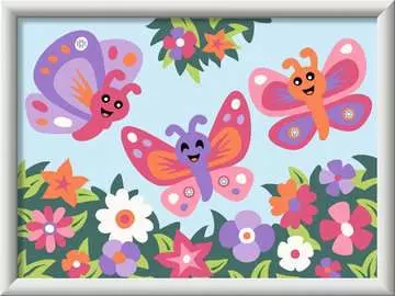 Numéro d Art - 13x18cm - papillons joyeux Loisirs créatifs;Peinture - Numéro d art - Image 2 - Ravensburger