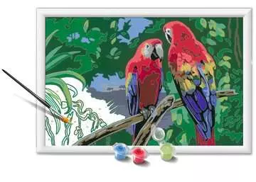 Numéro d Art - 31x21cm - Perroquets Loisirs créatifs;Peinture - Numéro d art - Image 3 - Ravensburger