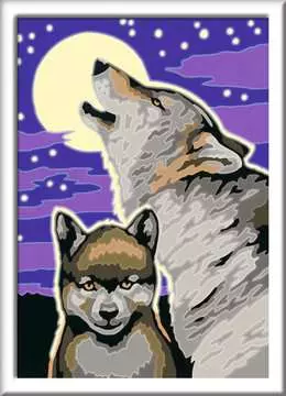 Numéro d art - 13x18cm - Cri du loup Loisirs créatifs;Peinture - Numéro d art - Image 2 - Ravensburger