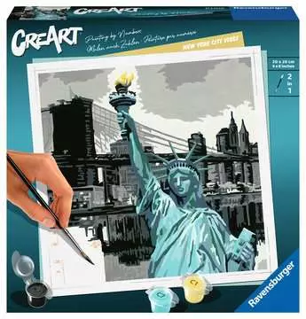CreArt - 20x20 cm - New York City Loisirs créatifs;Peinture - Numéro d art - Image 1 - Ravensburger