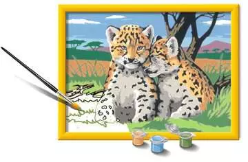 Numéro d art - 18x24cm - Petits léopards Loisirs créatifs;Peinture - Numéro d art - Image 3 - Ravensburger