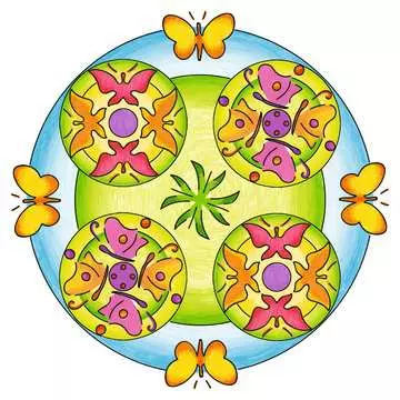 Mandala  - midi - Flowers & butterflies Loisirs créatifs;Dessin - Image 13 - Ravensburger