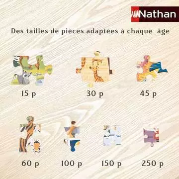 Nathan puzzle 150 p - Chaton roux dans la lavande Puzzle Nathan;Puzzle enfant - Image 4 - Ravensburger