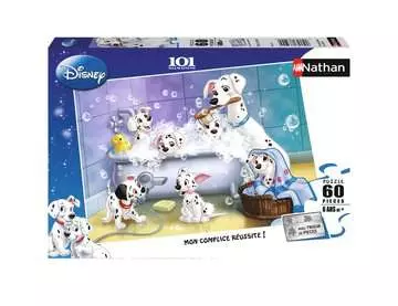 Nathan puzzle 60 p - Tous au bain ! / Disney 101 Dalmatiens Puzzle Nathan;Puzzle enfant - Image 1 - Ravensburger