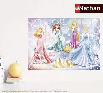 Nathan puzzle 100 p - Princesses étincelantes / Disney Princesses Puzzle Nathan;Puzzle enfant - Image 7 - Ravensburger