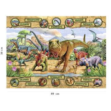 Puzzle Dino Discotheque - 100 pièces