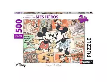 Nathan puzzle 500 p - Souvenirs de Mickey / Disney Puzzle Nathan;Puzzle adulte - Image 1 - Ravensburger
