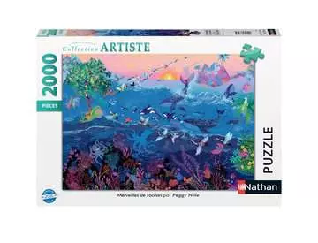 Nathan puzzle 2000 p - Merveilles de l océan / Peggy Nille Puzzle Nathan;Puzzle adulte - Image 1 - Ravensburger