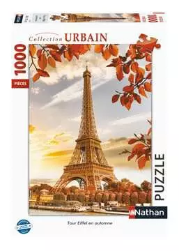 Nathan puzzle 1000 p - Tour Eiffel en automne Puzzle Nathan;Puzzle adulte - Image 1 - Ravensburger