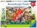 Puzzles 2x24 p - Mammouths et dinosaures Puzzle;Puzzle enfant - Image 1 - Ravensburger